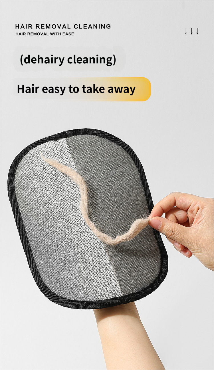 Pet Hair Removal Gloves - Cat Brush Glove Cat Hair Glove Electrostatic Strong Adsorption