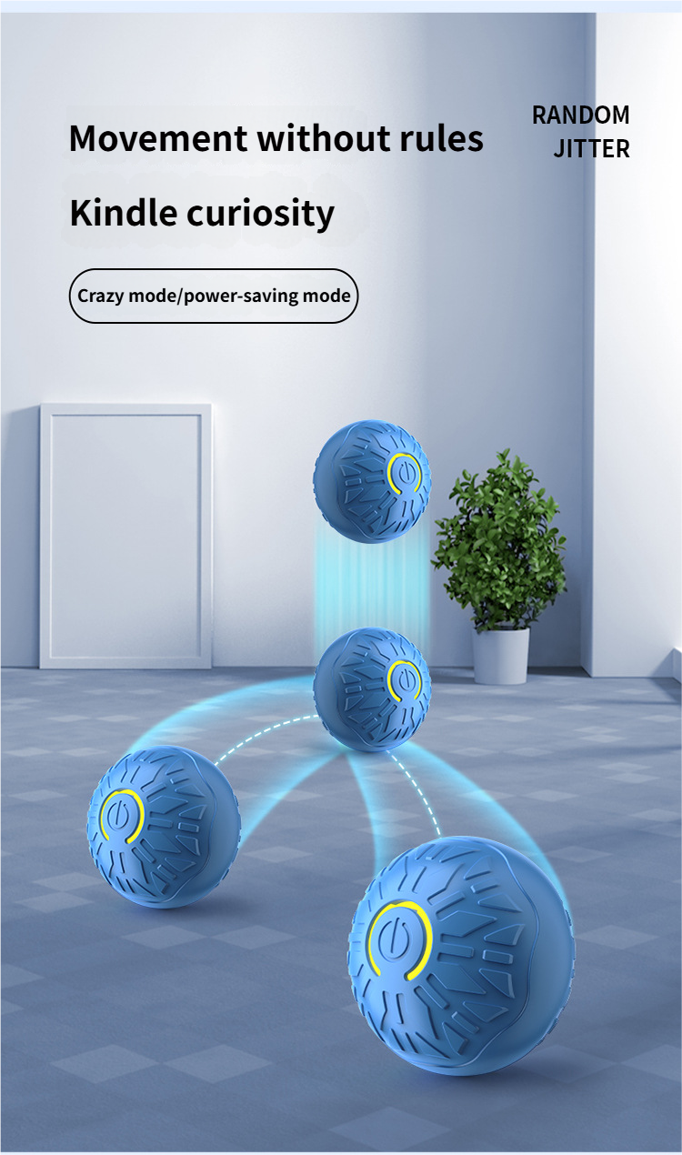 Smart Dog Jumping Ball - Dog-shaped Interactive Ball Pet Bounce Bal Interactive Dog Toys for Small Medium Dogs