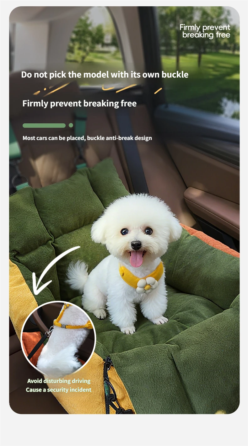 Breathable Pet Car Carrier Bed - Comfortable Dog House for Pets - Wholesale Price & Custom Options