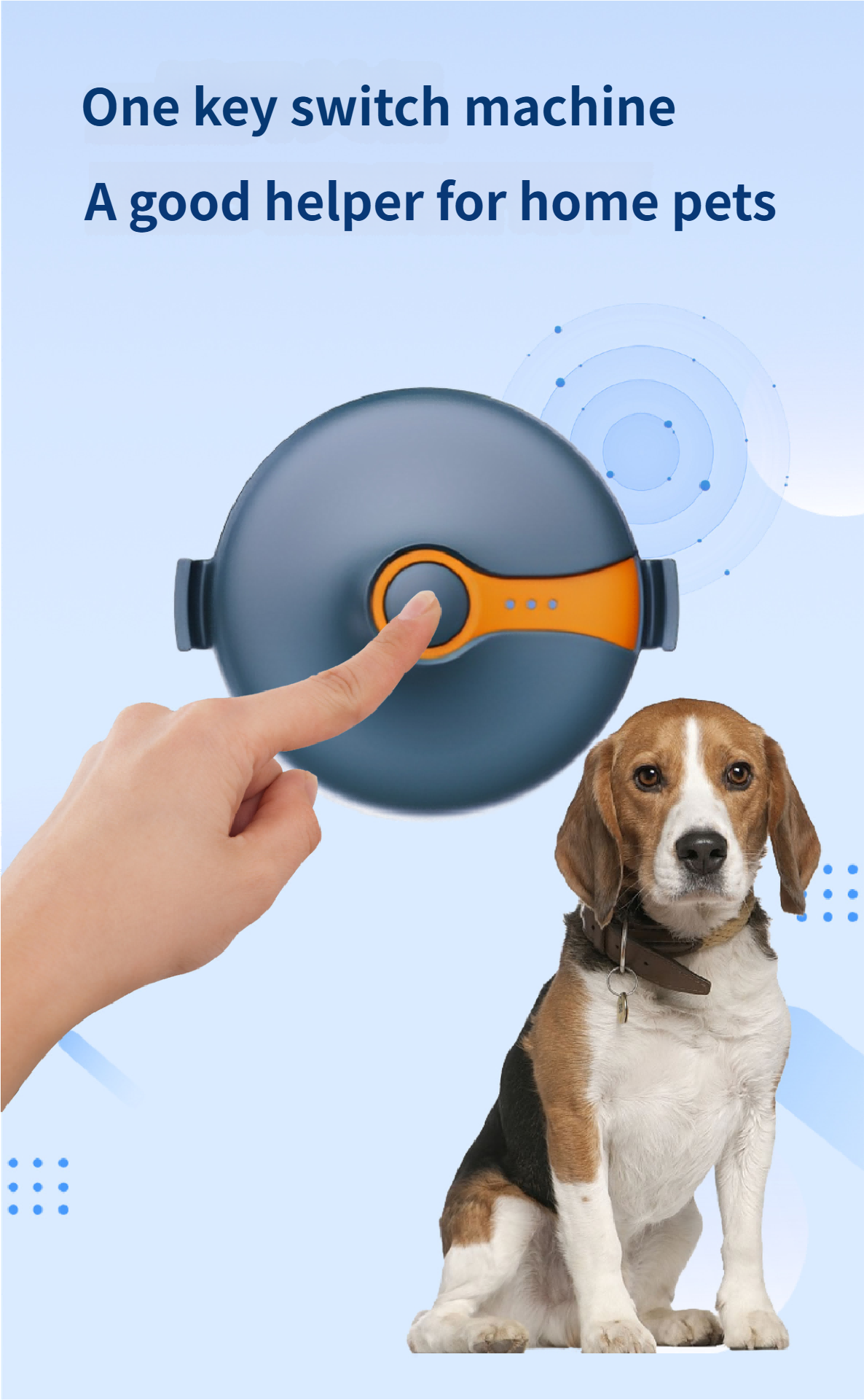 Dog Tracker GPS Dog Collar - Pet Locator Anti-Lost Pet Management for Small Medium Large Dogs