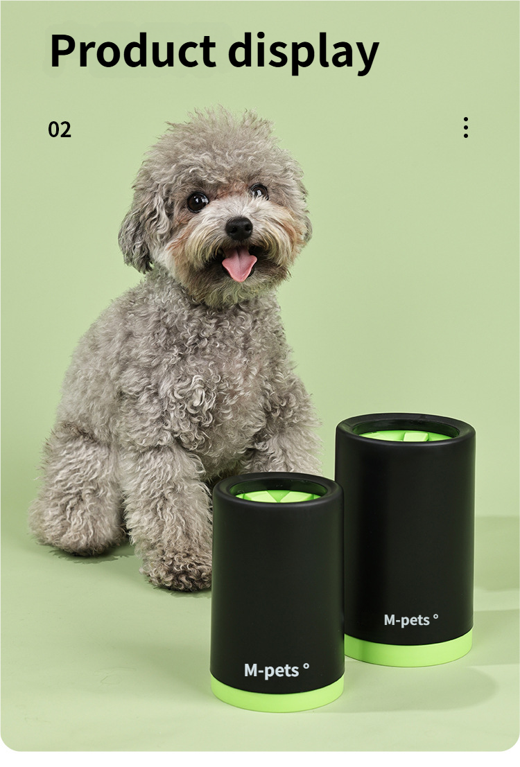 Dog Paw Washer - Paw Muddy Paw Cleaner Dog Paw Cleaner Leak-Proof for Mess-Free Grooming