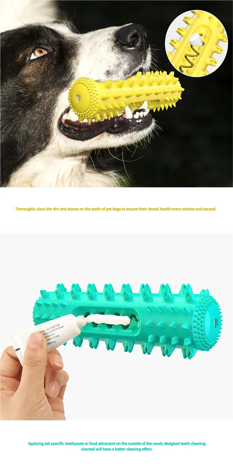 Teething toys for puppies - Soothe n chew Chew toys for teething dogs Talking Chewable Food Dispenser with Dental Care