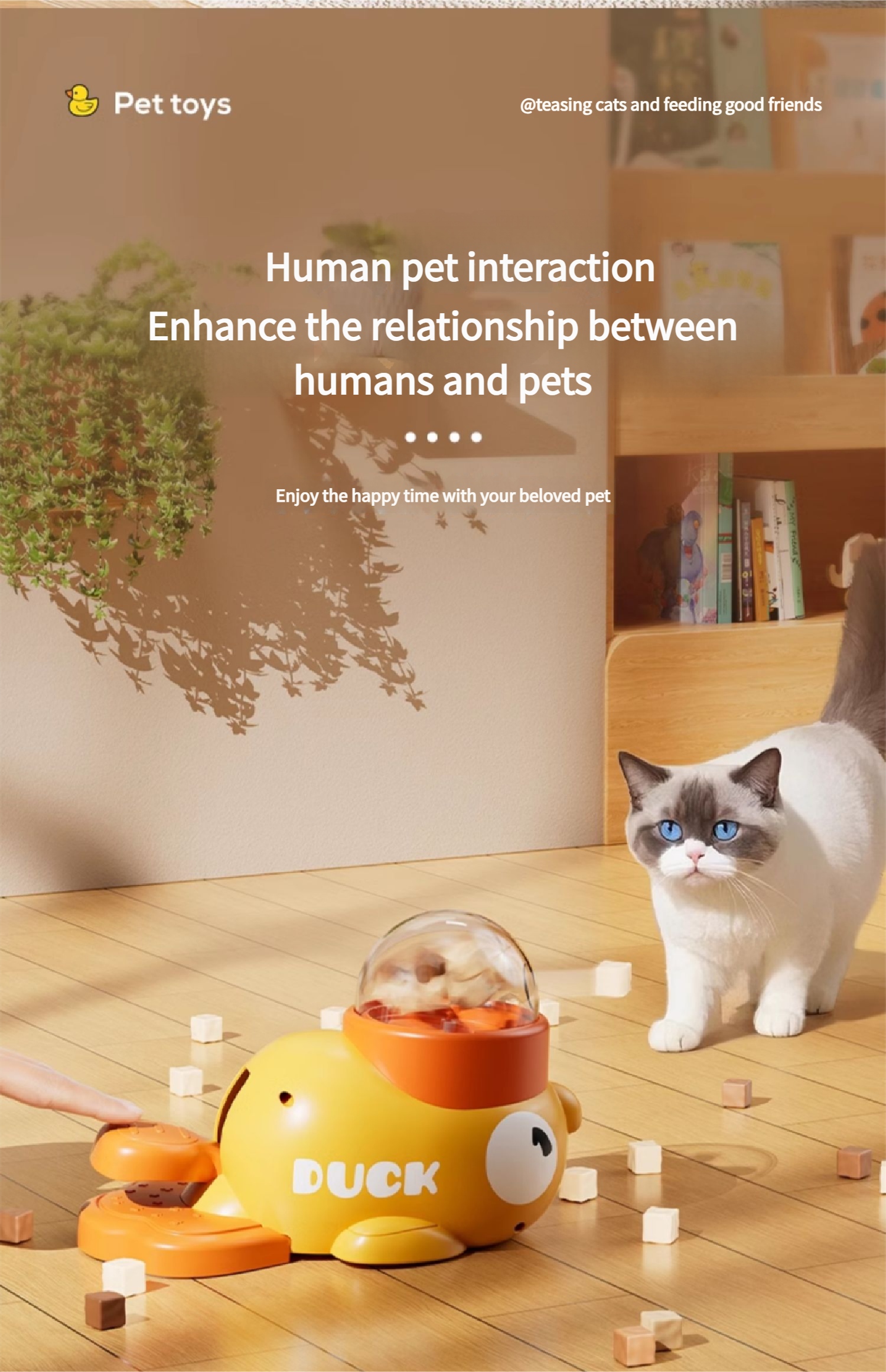 Smart cat feeder - Automatic cat food dispenser Cat feeder Programmable Pet Feeder with Freeze-Dried Launcher