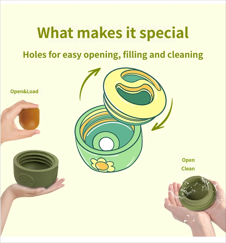 Eco-friendly Dog food dispensing ball Chewing ball Licking ball Pet chewing toy