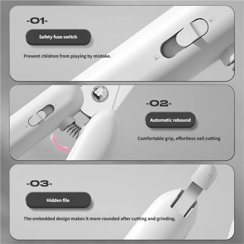 nail cutter - pet nail clippers Sharp Cat Nail Clipper Mess-Free for Indoor Pets
