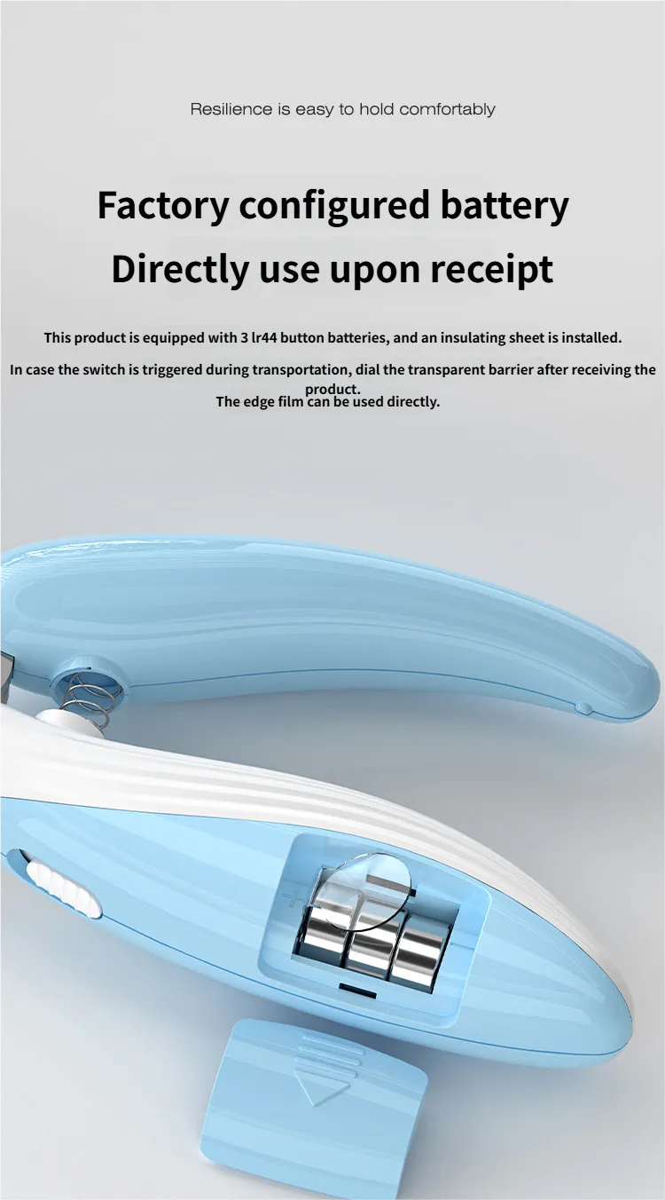Best Toenail Clippers - Pet Nail Clippers with Light Nail Clipper Set for Thick Nails & Sensitive Paws