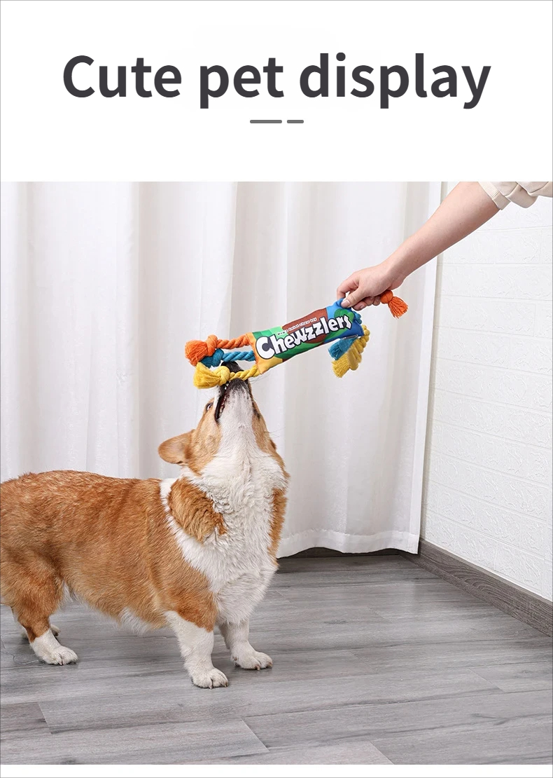 dog teething toys - dog toy Rainbow puppy teething toys for dental care and chewing