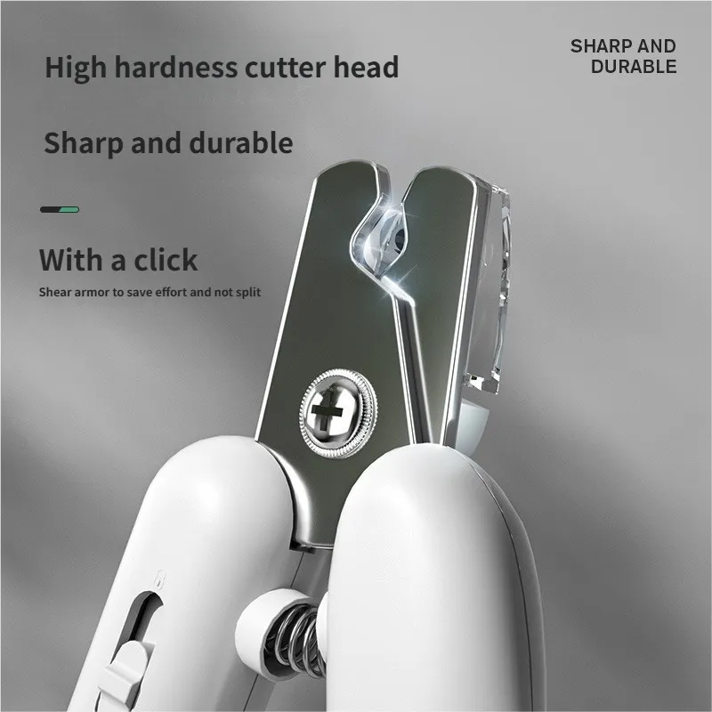 nail cutter - electric dog nail trimmer Cat Nail Trimmer Mess-Free Debris Storage Pet Grooming Tool