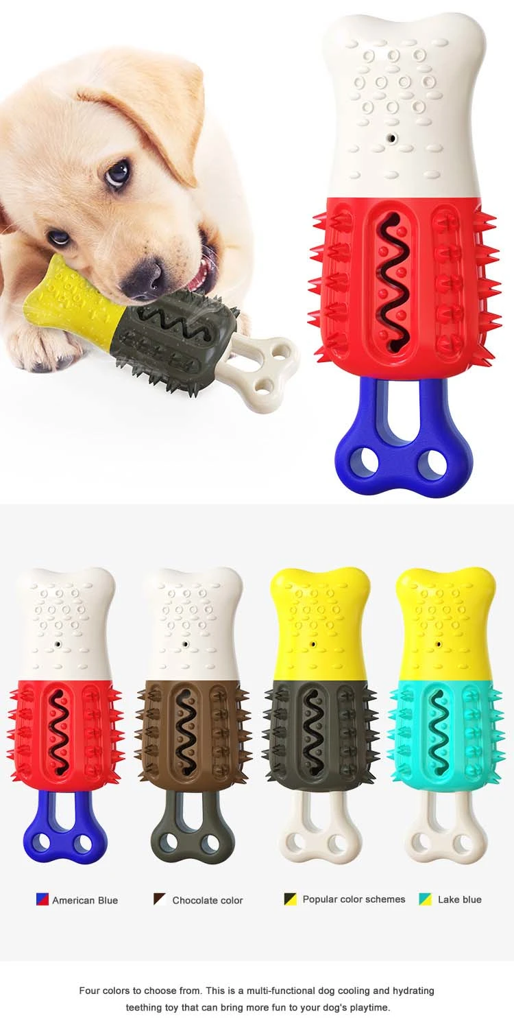 Soothe n chew - Chew toys for teething dogs Puppy toys for teething Cooling Frozen Chew Stick Toothbrush for Puppies