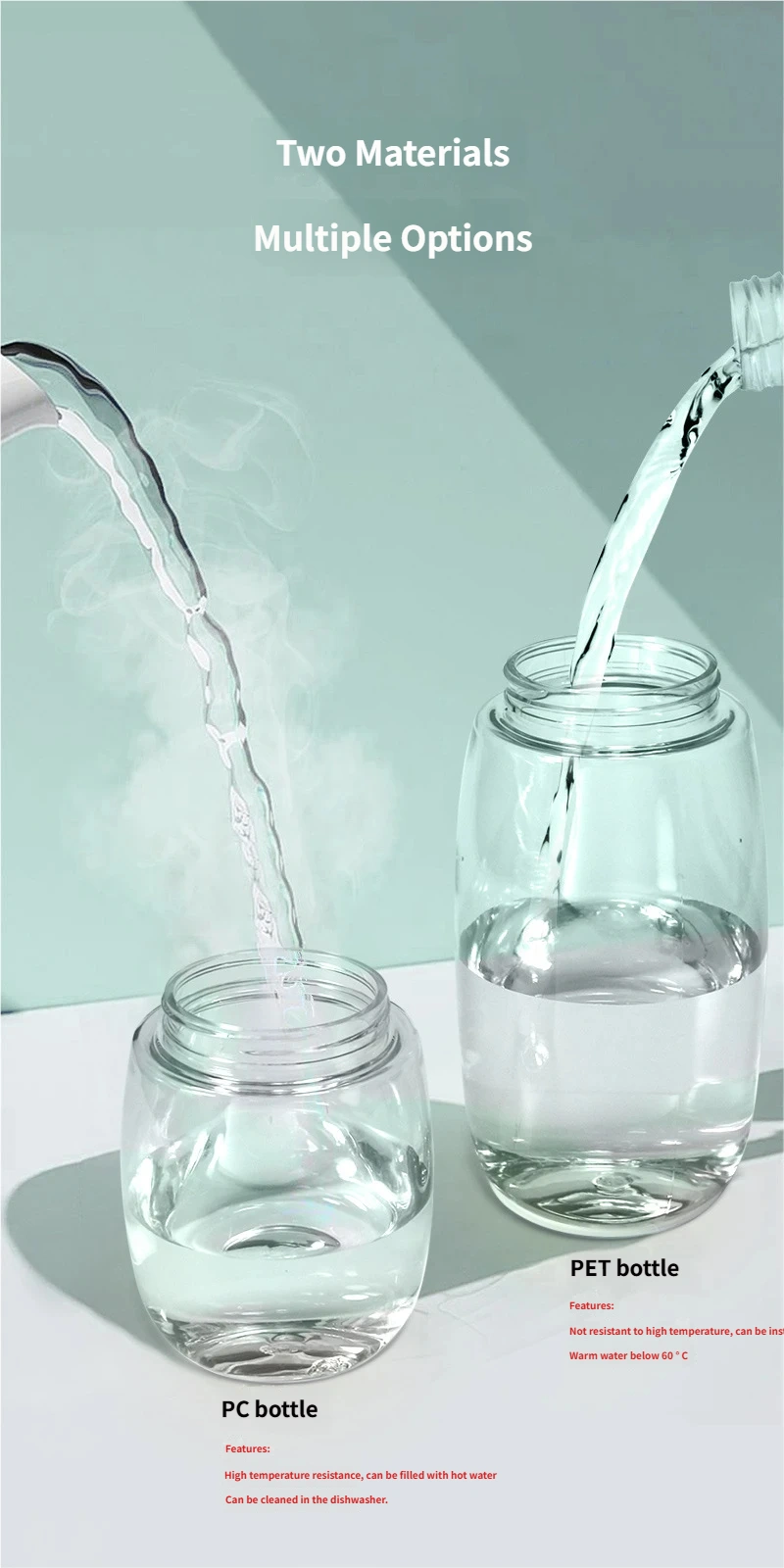No-Spill Dog Water Bottle for Walking