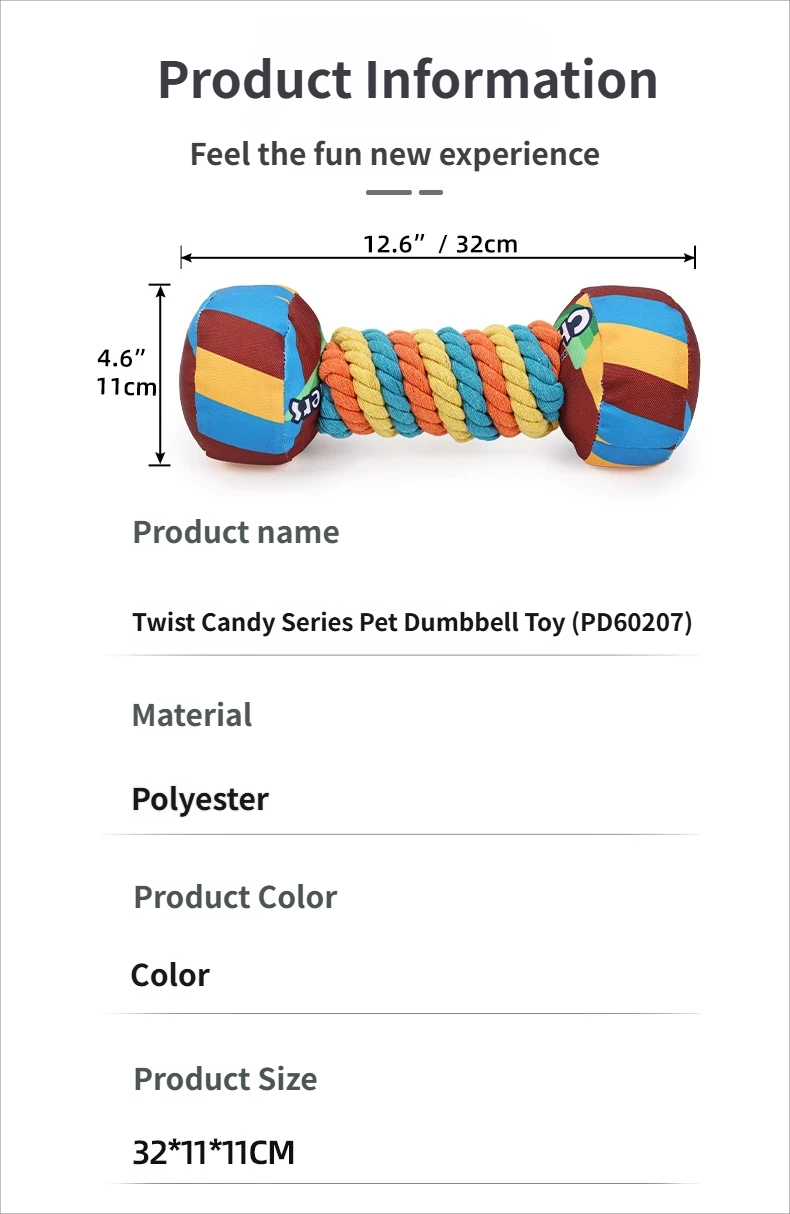 dog toy - puppy teething toys Twisting candy shaped dog teething toys for pets