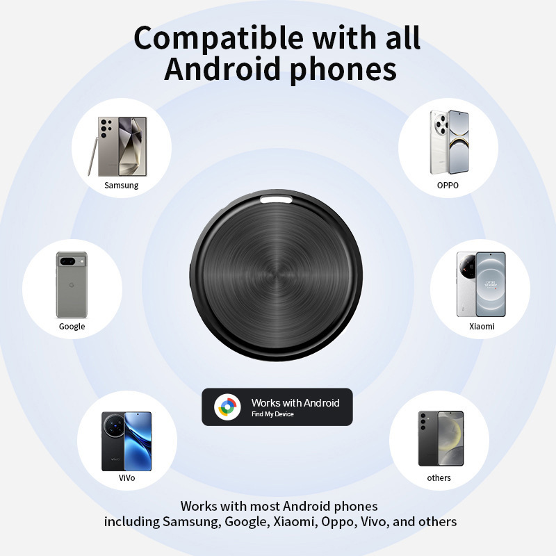Key Finder - Air Tag Tracker auto key finder Android-Exclusive 4-Pack Key Finder for Keys & Wallets