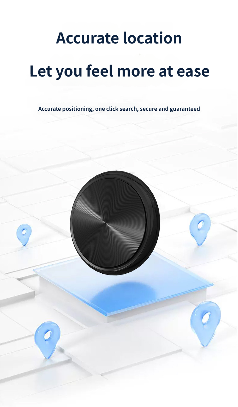 bluetooth tracking device - bluetooth key tracker Easy-Attach AirTags Key Chain for Apple Bluetooth Tracker