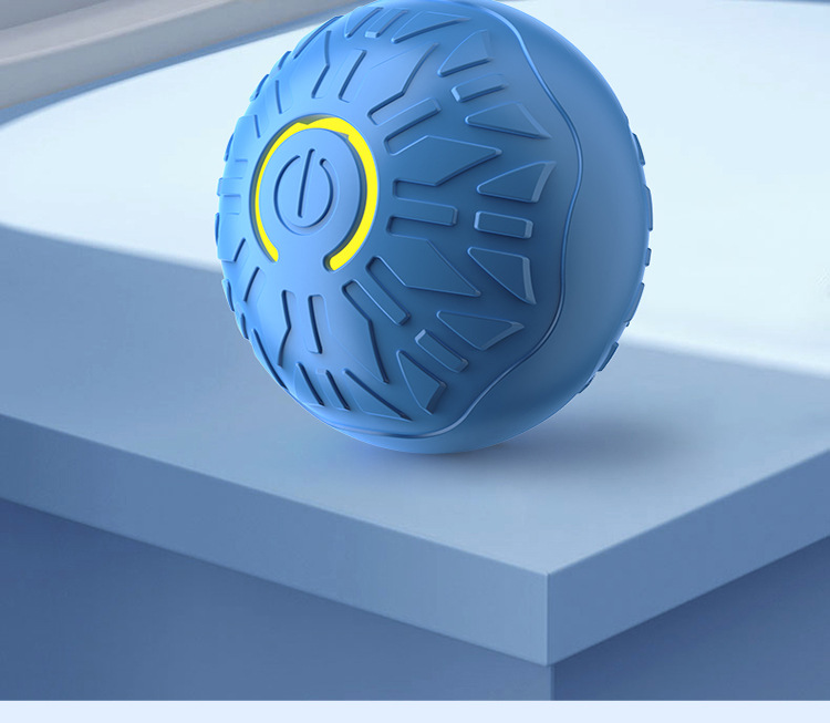 Interactive Dog Toys - Dog-shaped Interactive Ball Smart Dog Jumping Ball Pet Bounce Bal Durable Rubber
