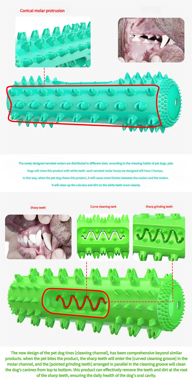 Chew toys for teething dogs - Soothe n chew Teething toys for puppies Dental Toothbrush Pet Food Dispenser Chew Toy