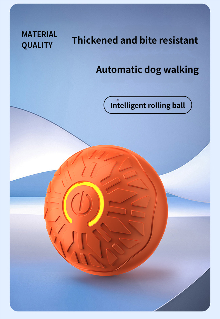 Interactive Dog Toys - Smart Dog Jumping Ball Dog-shaped Ball Pet Bounce Bal Anti-Slip Design