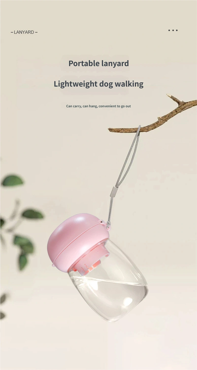 Portable Pet Water Bottle for Outdoor Use