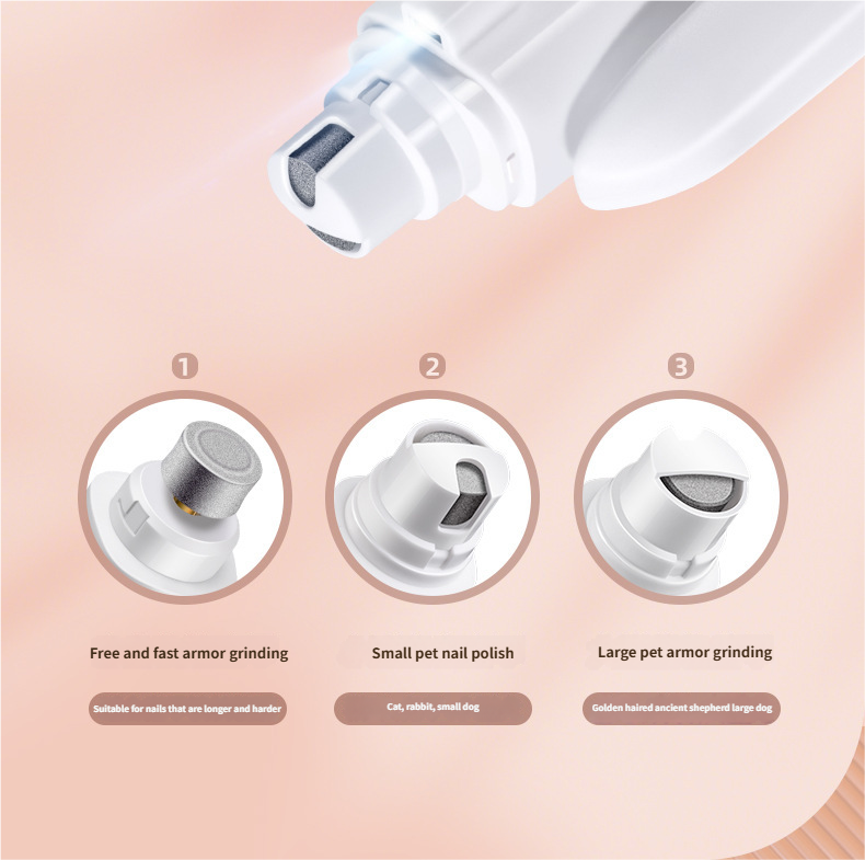 small dog nail clippers - dog paw clippers Pet Nail Grinder Anti-Scratch for Sensitive Paws
