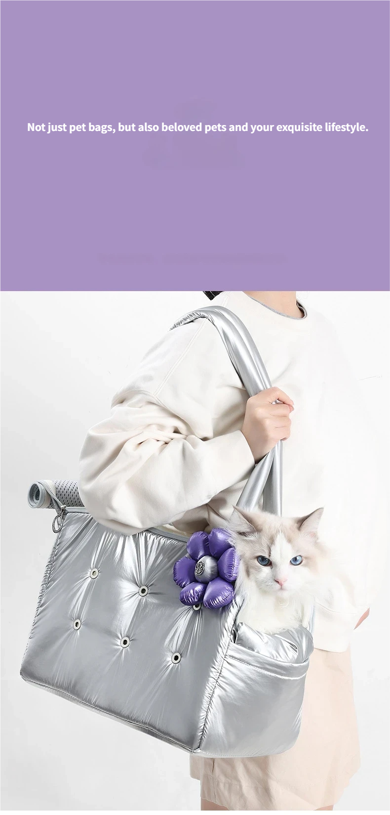 Lightweight Cozy Pet Carrier Bag