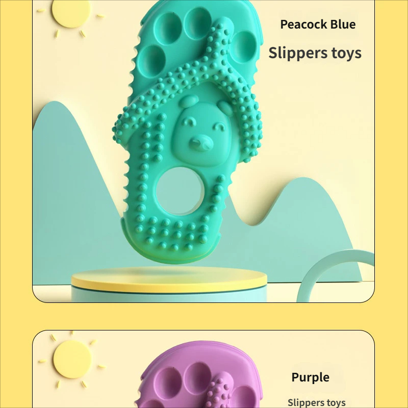 chewable toys - best chew bones for dogs Non-toxic slipper Pet toys for small and large breeds