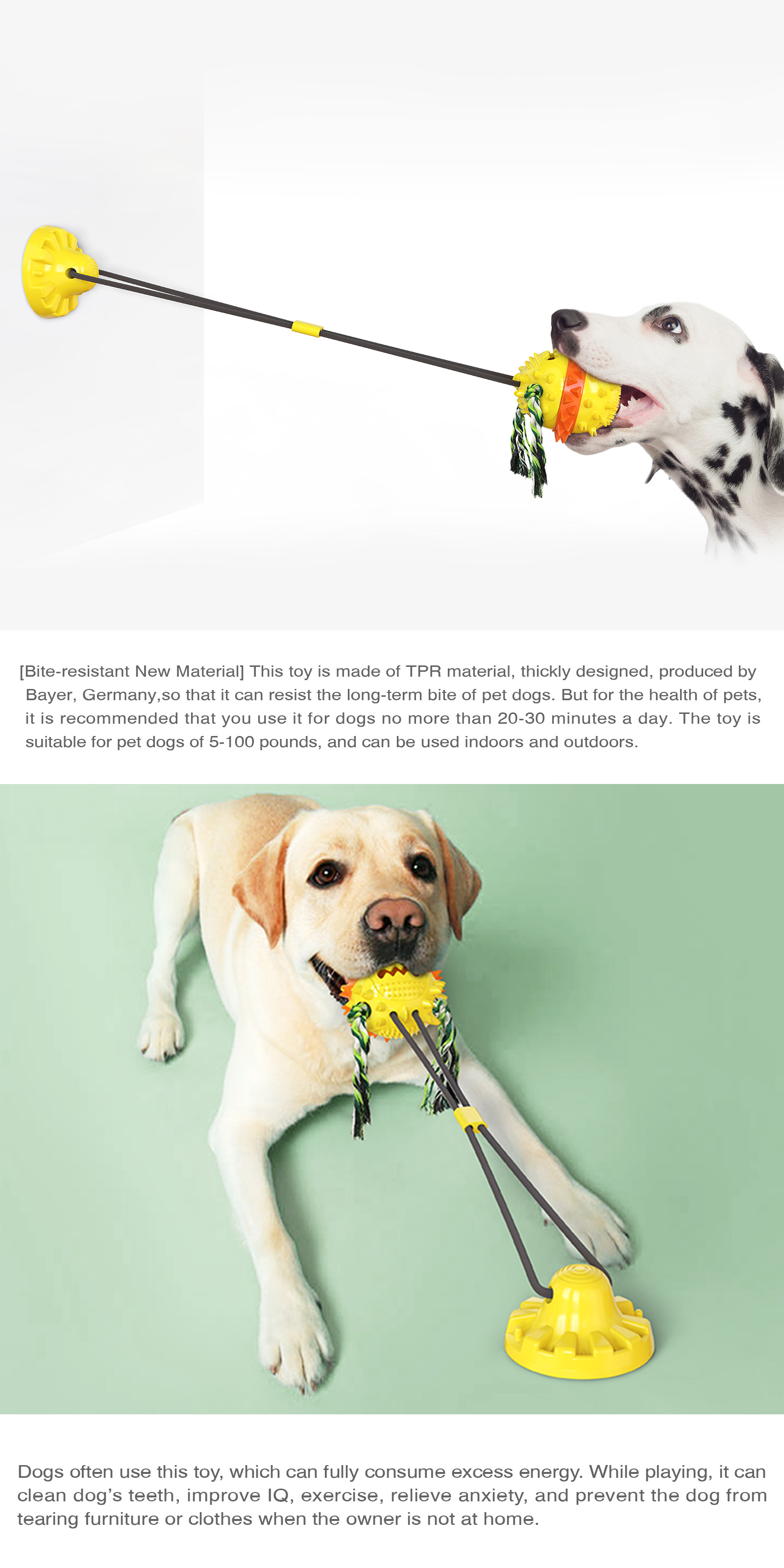 Puppy Teething Toys - Dog Interactive Toys Dog Chew Toys Relieve Teeth Pain for Aggressive Chewers