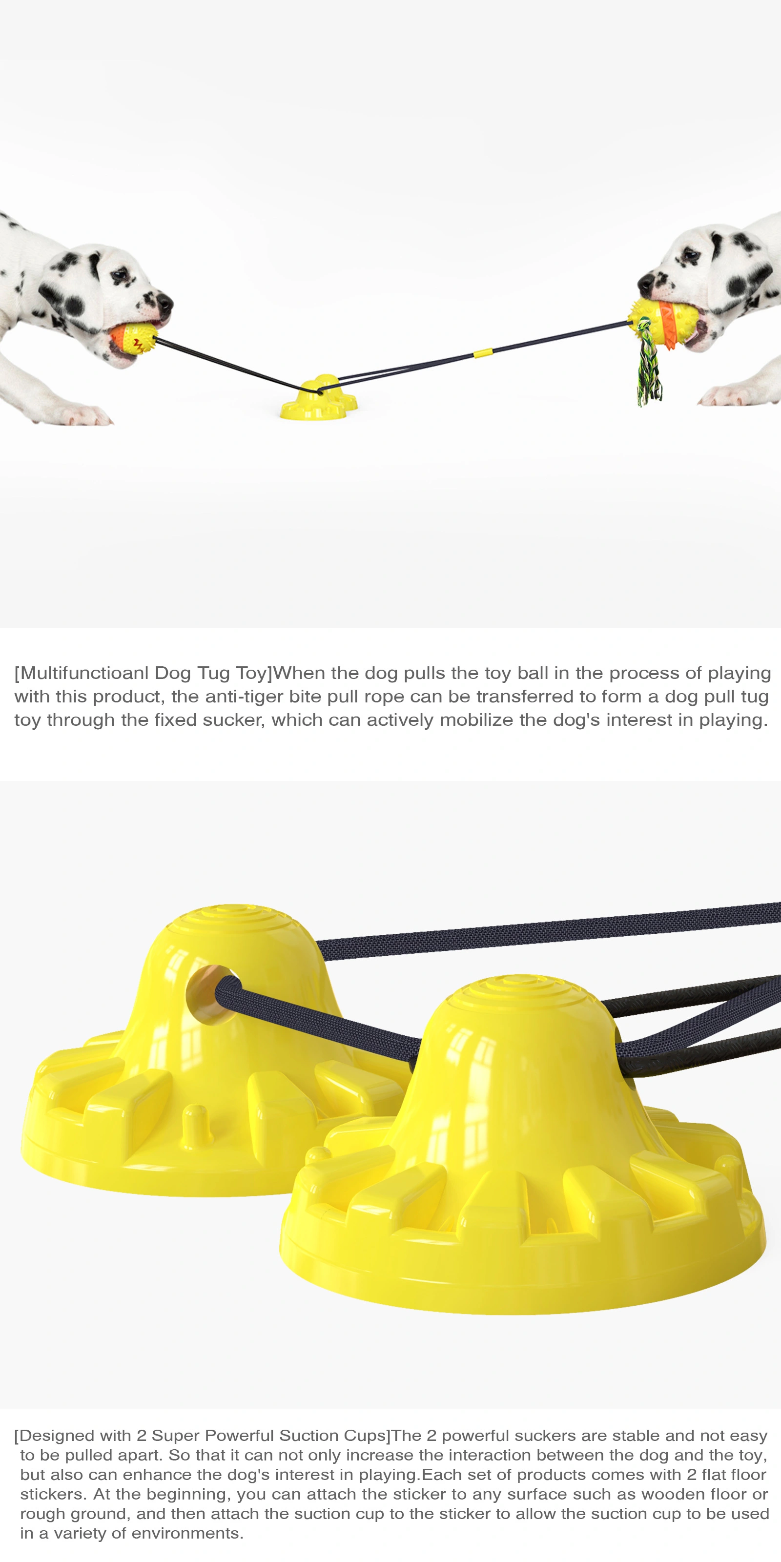 Carllg Dog Toys for Large Breed - Squeaky Toy Dog Chew Toys for Aggressive Chewers Bite-Resistant Rubber