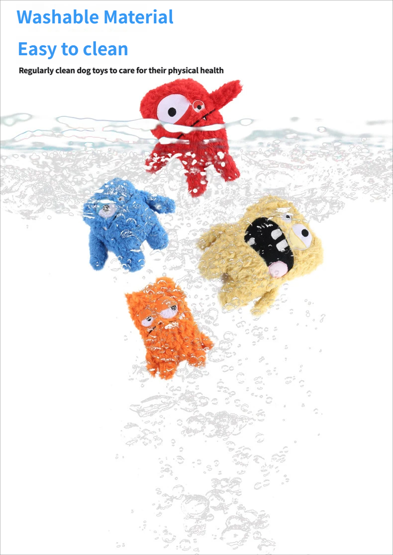 interactive toy - chewing toy Non-toxic monster plush interactive toy for small dog breeds