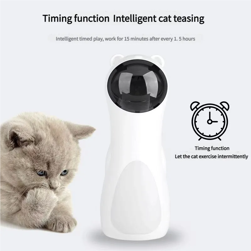 Pet fully automatic infrared cat stimulator - Infrared cat stimulator Best cat toys Interactive cat toys Laser Chase for Indoor Cats