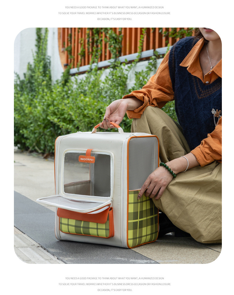 Space-Saving Pet Travel Carrier for Trips