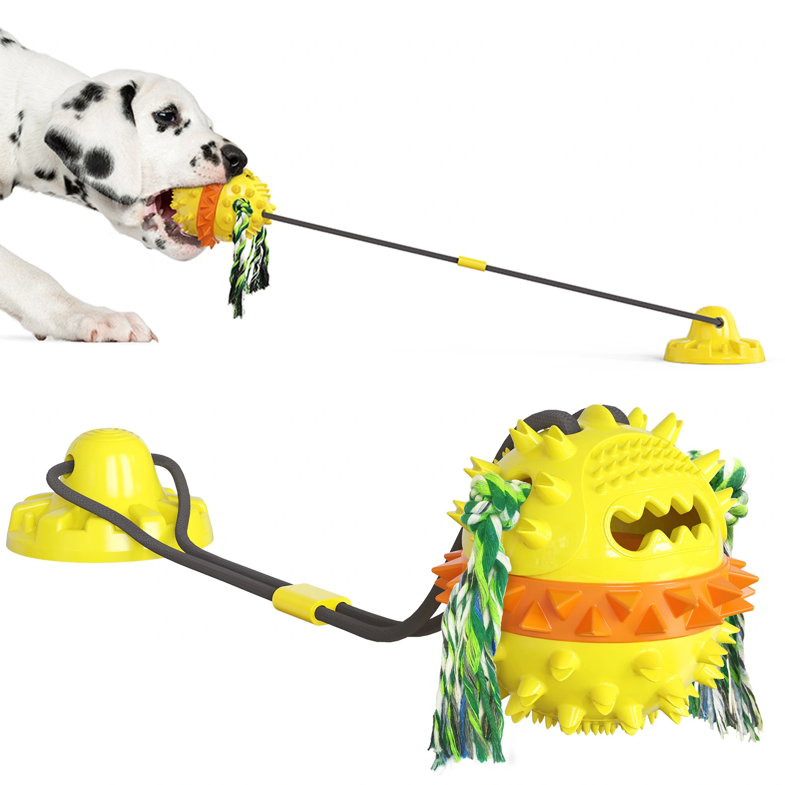 Dog Chew Toys for Aggressive Chewers - Puppy Teething Toys Dog Interactive Toys Bite-Resistant Rubber