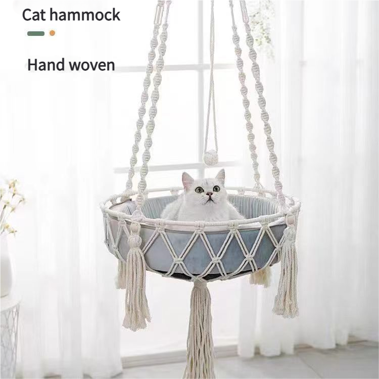 Hanging cat bed - Cat hammock Cat perch Detachable Hammock for Kittens & Adult Cats Window Mount