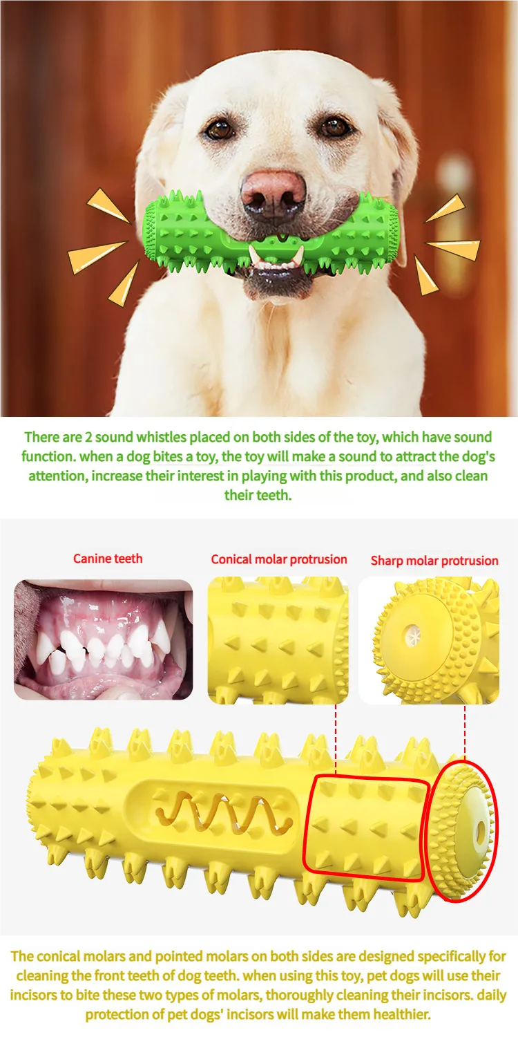 Soothe n chew - Chew toys for teething dogs Teething toys for puppies Talking Dental Chew Toy Food Dispenser for Puppies