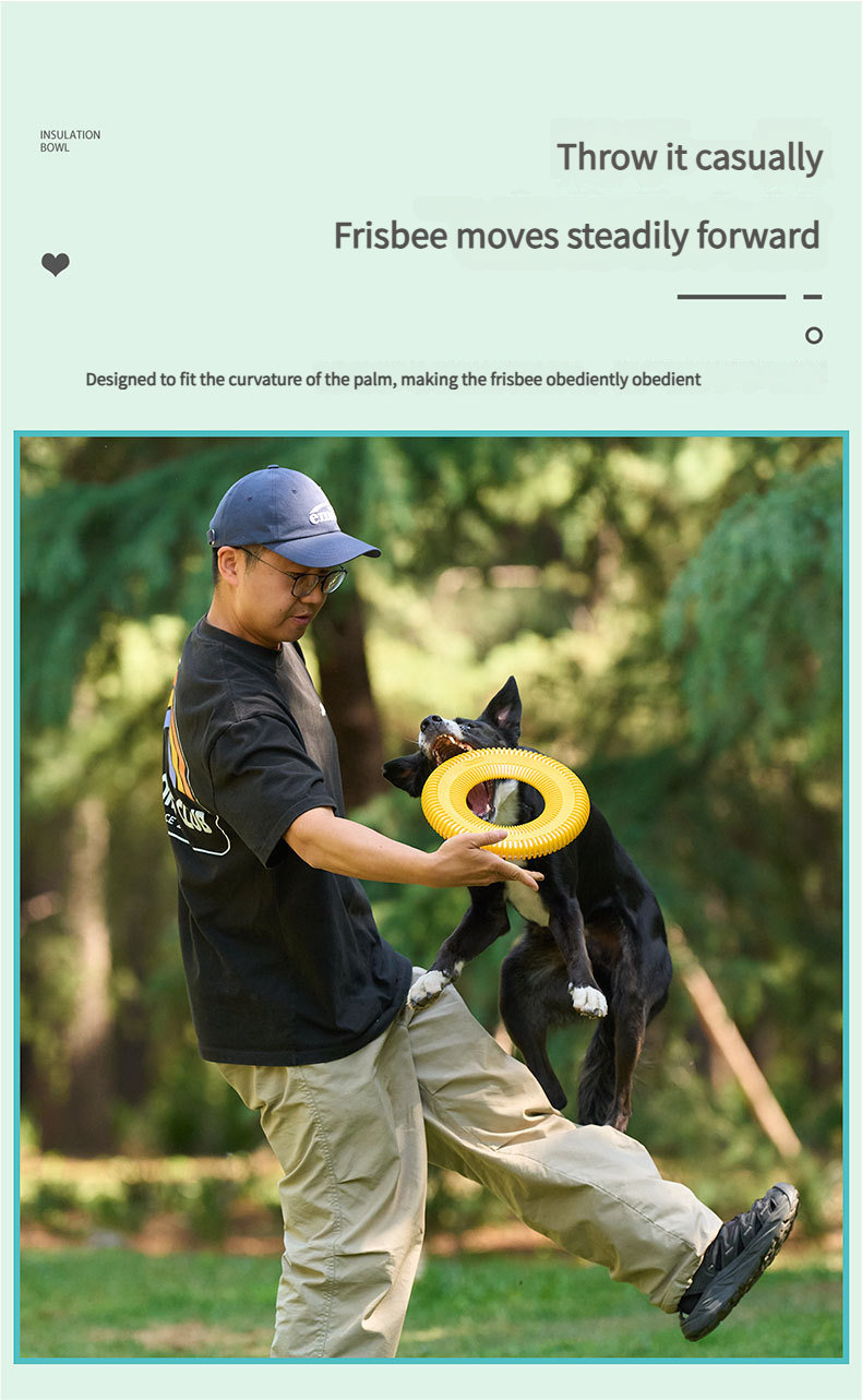 Outdoor training dog - Best flying disc for dogs Dog flying disc Durable Dog Frisbee for Aggressive Chewers