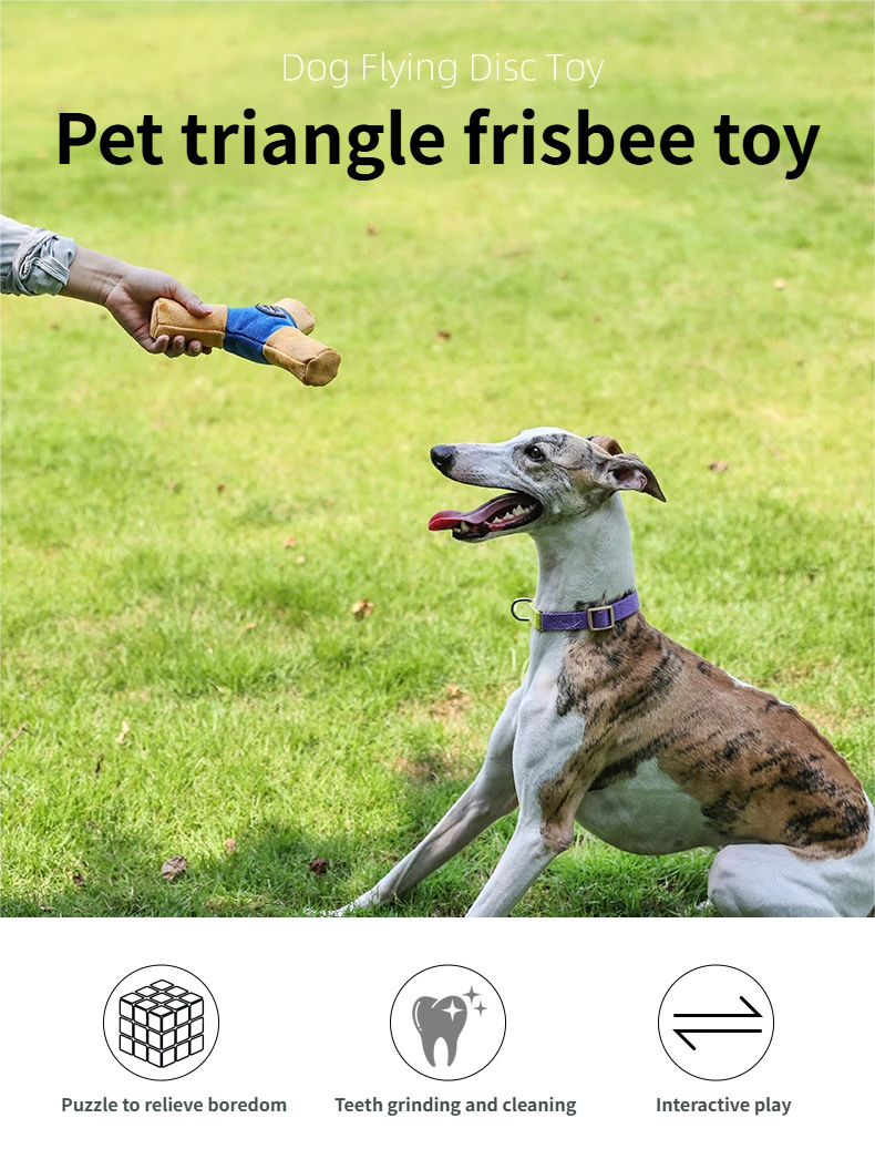 toys that make noise - interactive toy Bite-resistant dog flying disk for large dog rough play