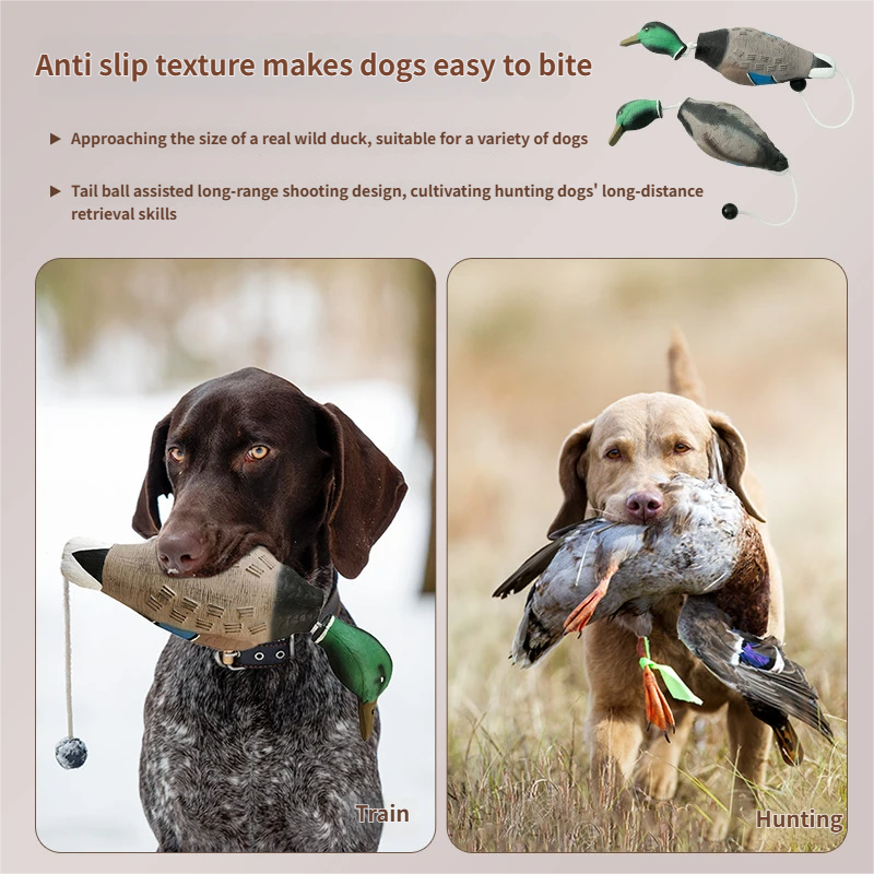 pet toy - duck dog training Wear-resistant pet duck for large dog training games