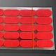 Die-cut Punching Type Baking Spray Electroplating Shielding protection High Temperature Composite Red Masking Round Sticker