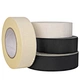 Industrial-grade black acetate cloth tape
