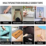 strong adhesive double sided mesh tape