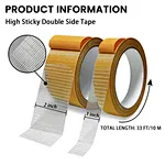 strong adhesive double sided mesh tape