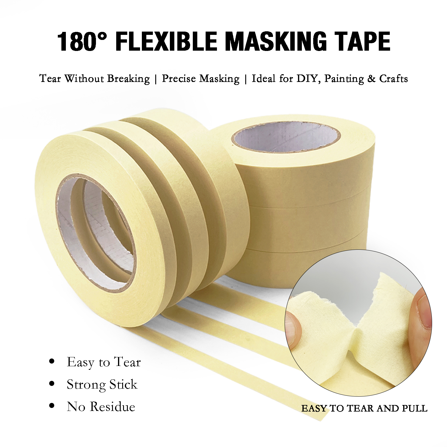 JTT-HTMT-180 customized masking tape customized masking tape high temperature 180°C
