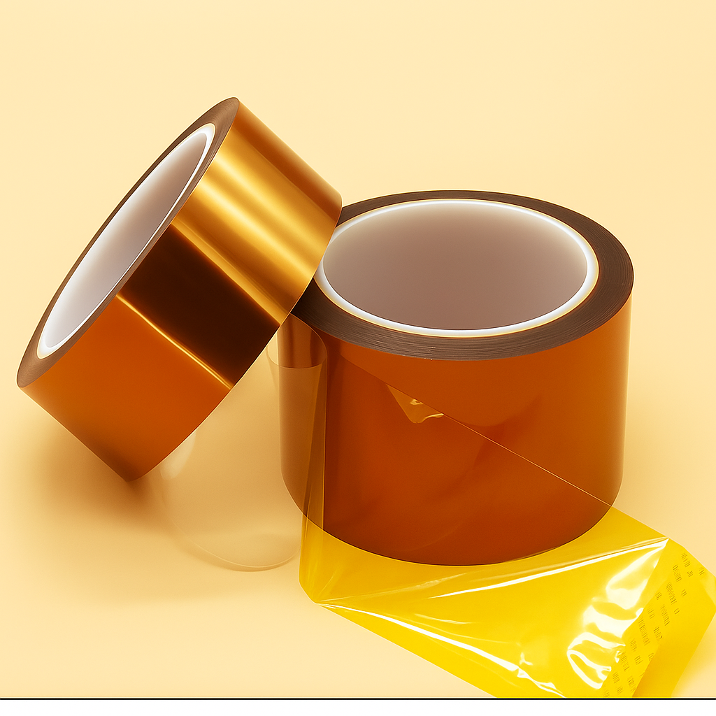 Roll of ESD safe polyimide tape