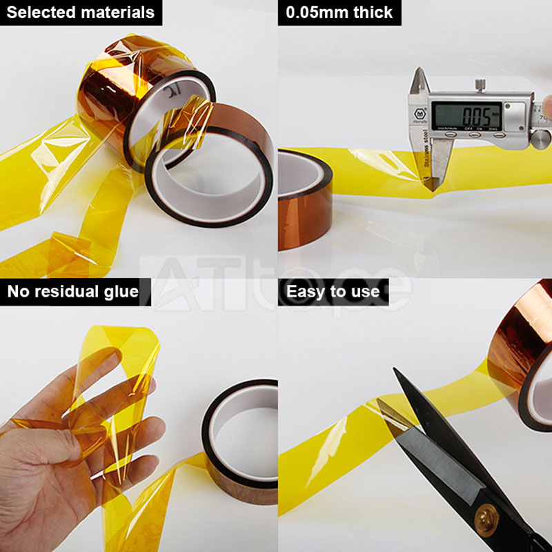 Polyimide tape surface close-up