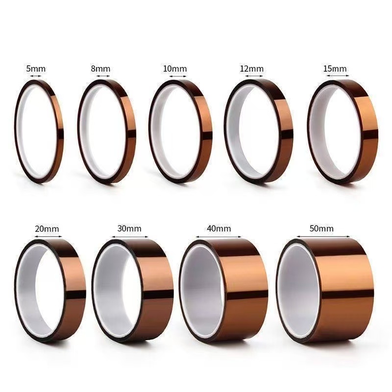 Custom width polyimide tape