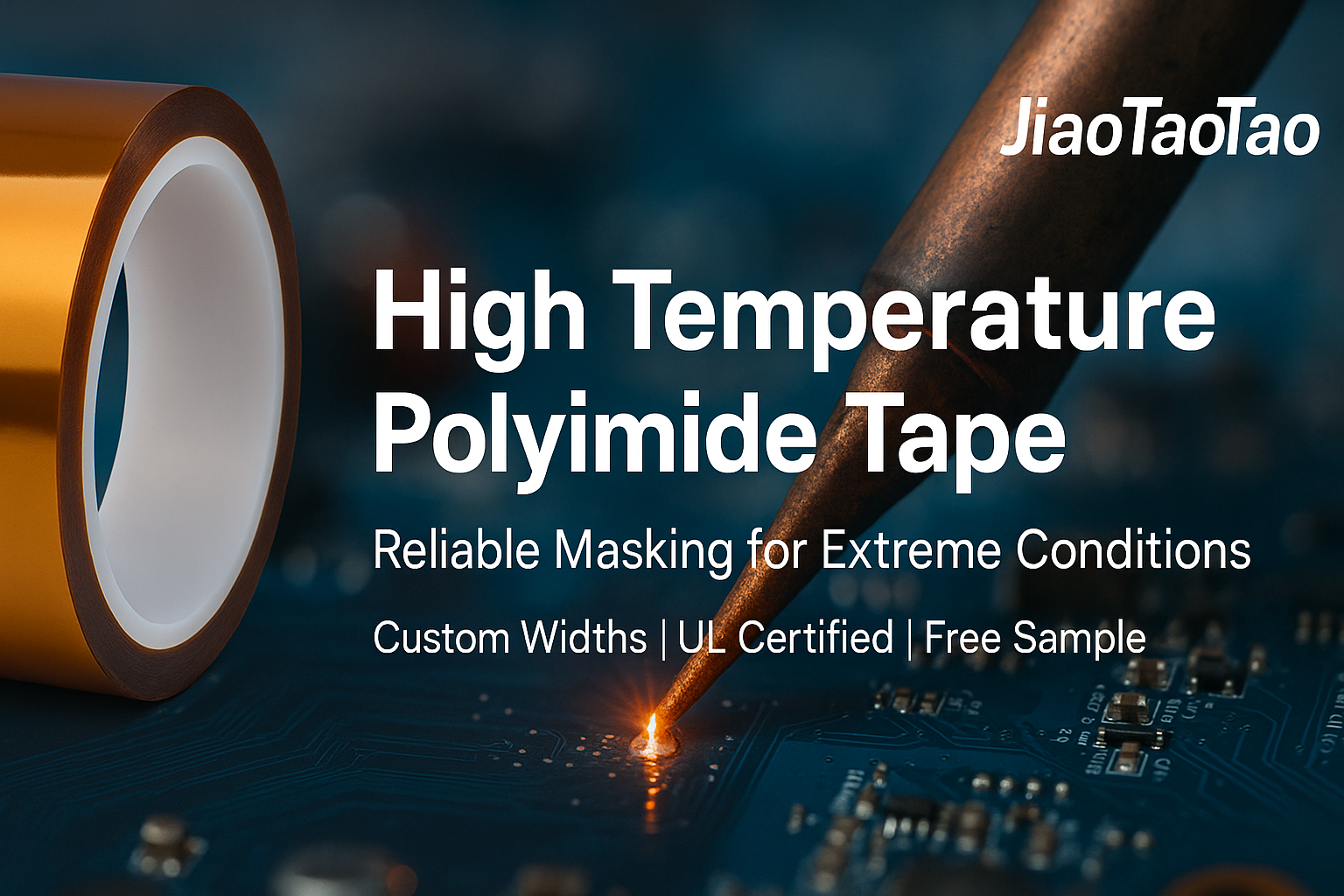 Gold Finger Polyimide Heat Proof Tape Roll