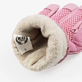 Leather gardening gloves