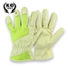 Accept OEM Green Grain Leather Garden Gloves Customize Design Working Safety Winter Pigskin Leather Work
