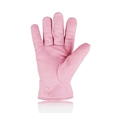 Leather gardening gloves