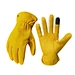 Factory Manufacturer Kids Winter Cowhide Gloves Warm for Gardening