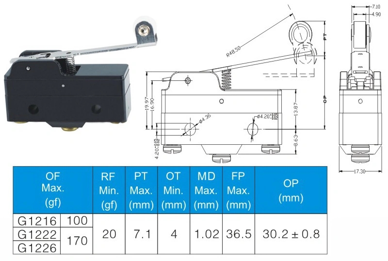 large basic limit switch drawing