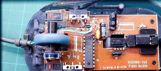 subminiature micro switch in the mouse